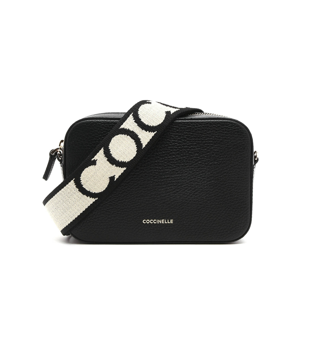 кожаная сумка-мессенджер Coccinelle - черный(E5 MN5 55 I1 01)