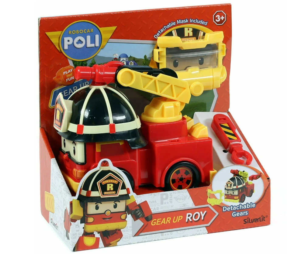 Машинка Robocar Poli Рой с аксессуарами 83394