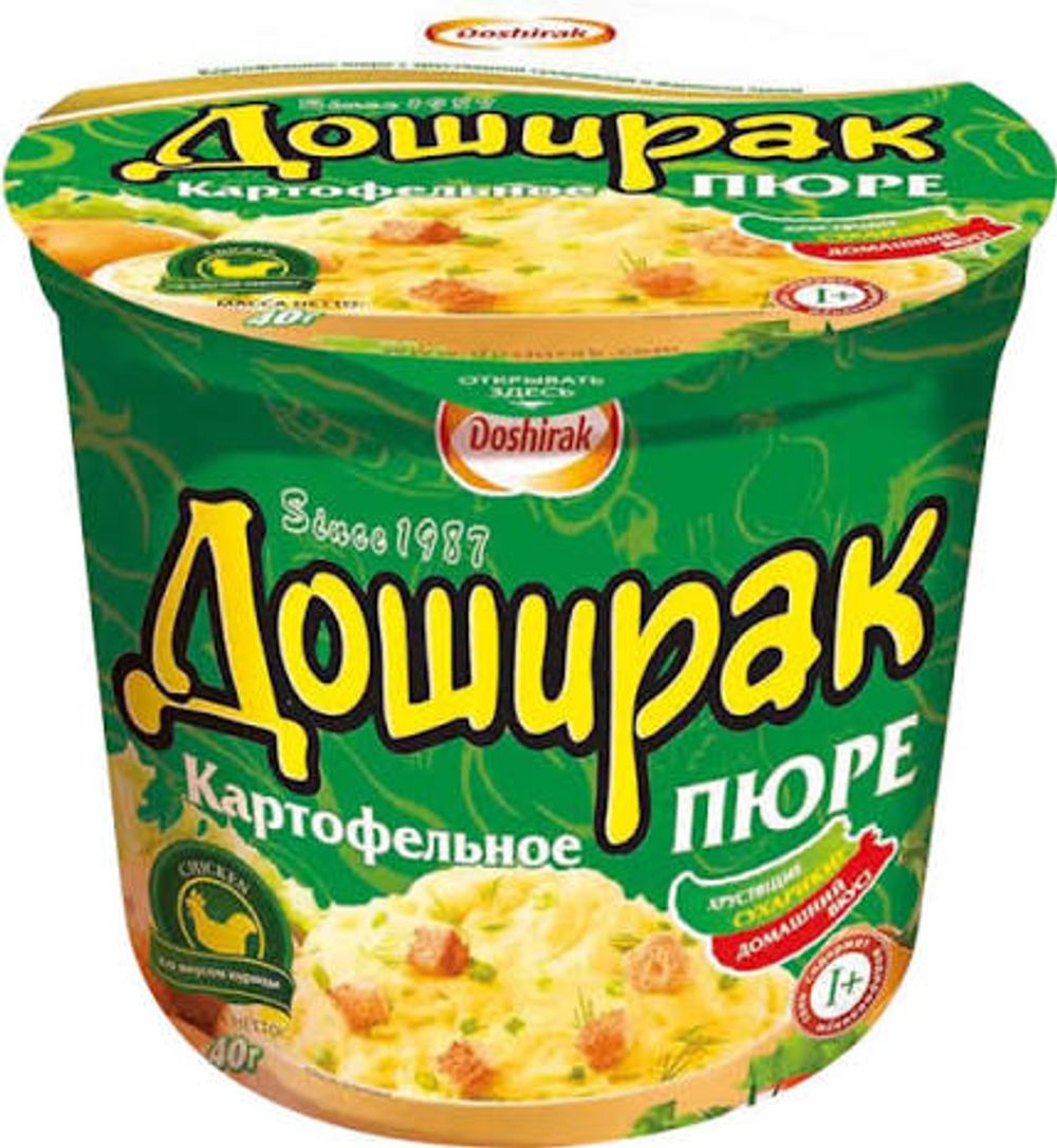 Доширак Пюре со вкусом курицы 40гр