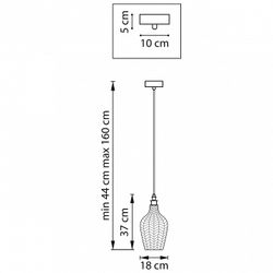 Подвесной светильник Lightstar Rocco 793136