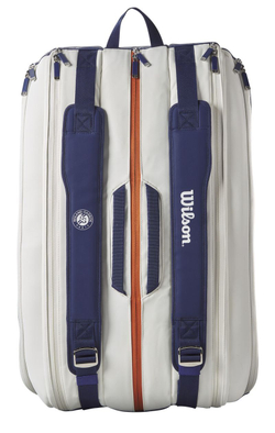 Сумка теннисная Wilson Roland Garros Super Tour 15 Pack - navy/white/clay