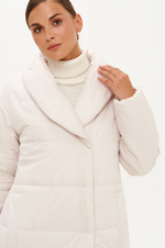 0116 Пальто женское (кремовый)