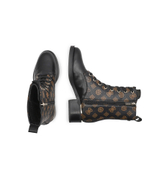 Кожаные ботильоны taeliy Guess - черный(FL8TLY FAL10)