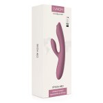 Сиреневый интерактивный вибратор-кролик 18,4см с шариком для зоны G Svakom Trysta Neo SA374A
