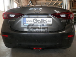 Фаркоп оцинкованный Galia M135A для Mazda 3 седан 2013-(паспорт и сертификат в комплекте)(без электрики)