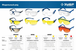 Защитные очки ЗУБР Прогресс прозрачные 110320_z02