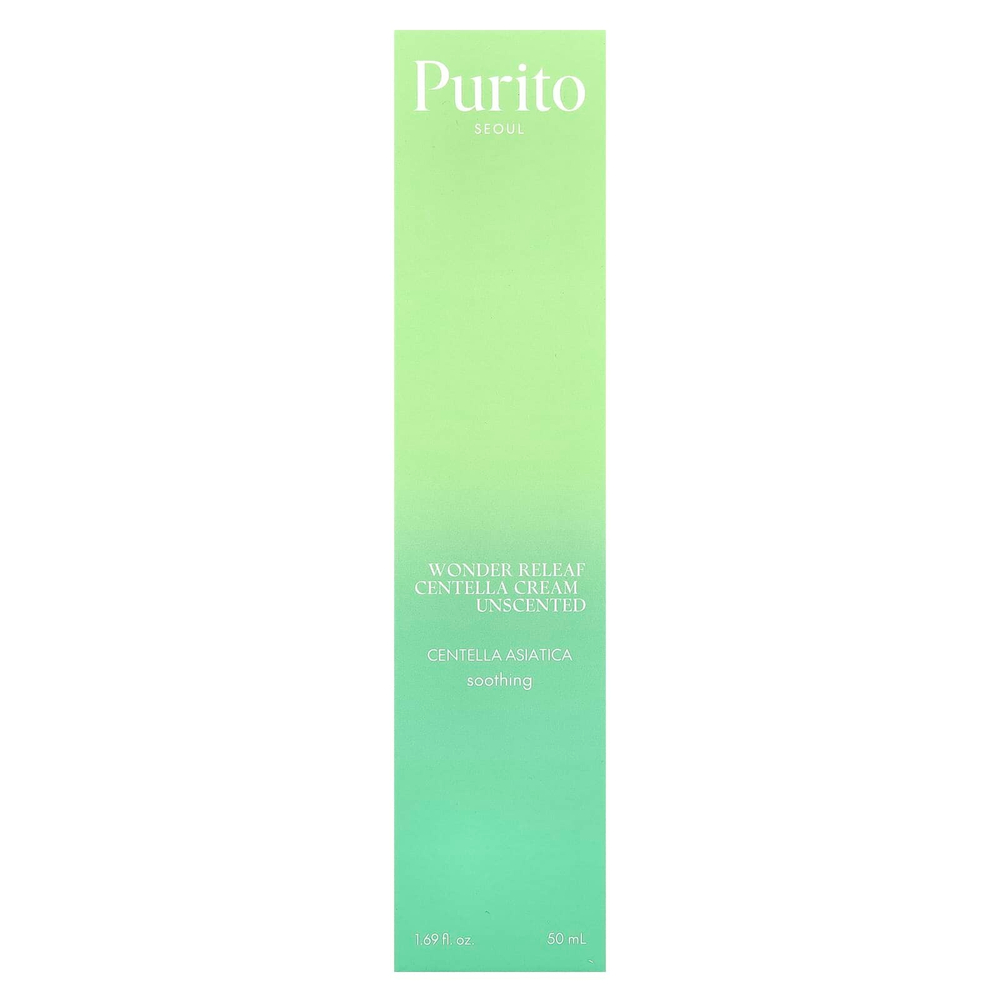 Purito, Wonder Releaf, крем с центеллой, без запаха, 50 мл (1,69 жидк. унц.)