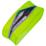 Пенал-косметичка BRAUBERG мягкий "KING SIZE NEON GREEN" 20х8х9 см (3 штуки в упаковке)