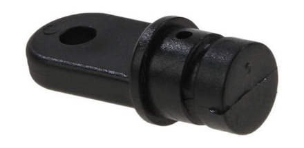 Наконечник рамы тента для трубы с внутренним диаметром 16 мм, пластиковый черный