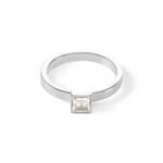 Кольцо Coeur de Lion Crystal-Silver 18 мм 0501/40-1817 56 размер 17,8
