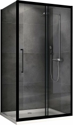 Душевой уголок ABBER Schwarzer Diamant AG30140BH-S75B стекло прозрачное/профиль черный