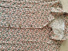 Qadın üçün kiçik güllü bej köynək 10081046