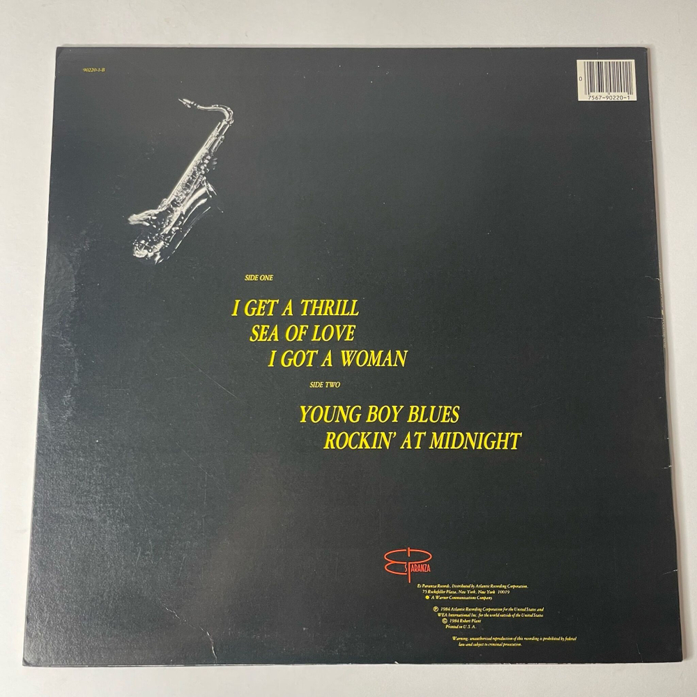 Винтажная виниловая пластинка LP The Honeydrippers Volume One (USA 1984) I Get A Thrill