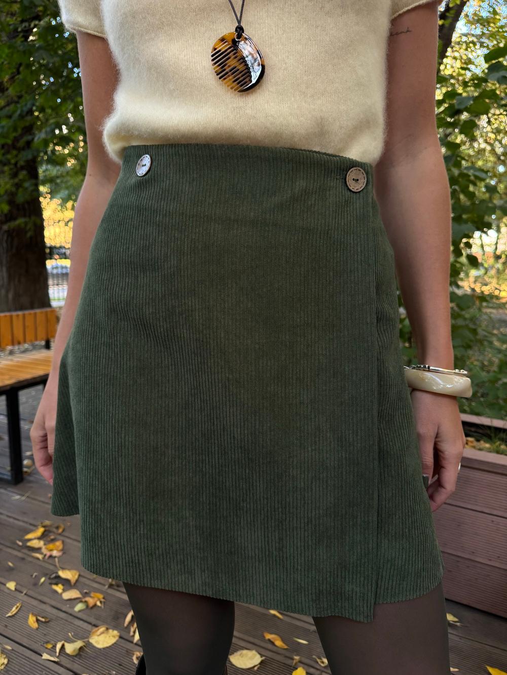 Юбка Velvetta травяной