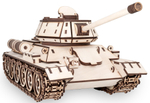 Конструктор деревянный 3D EWA Танк T-34-76