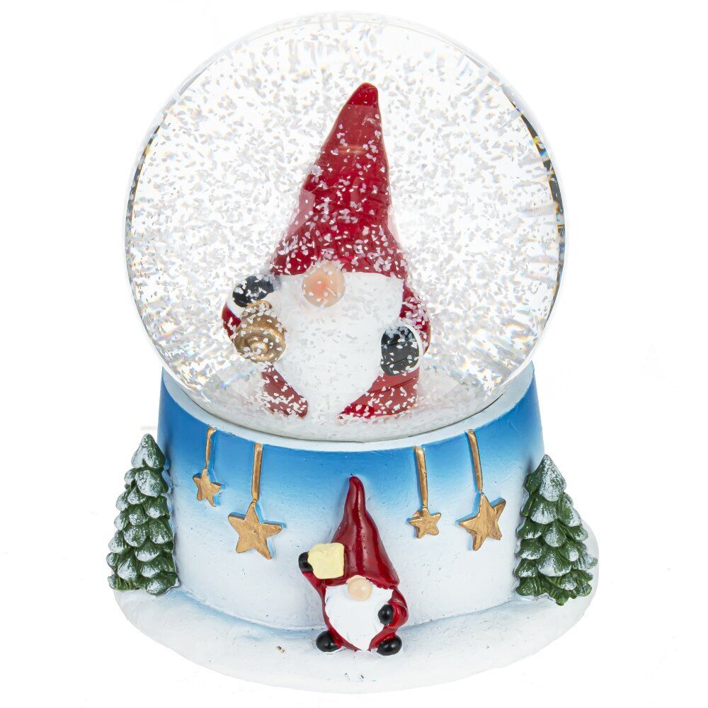 GAEM Фигурка декор в стекл шаре "Гном", D 4.5 см, L5,5 W5 H6 см, 2в.