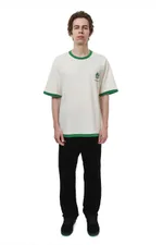 Футболка Ymkashix Hellcome logo бежевая