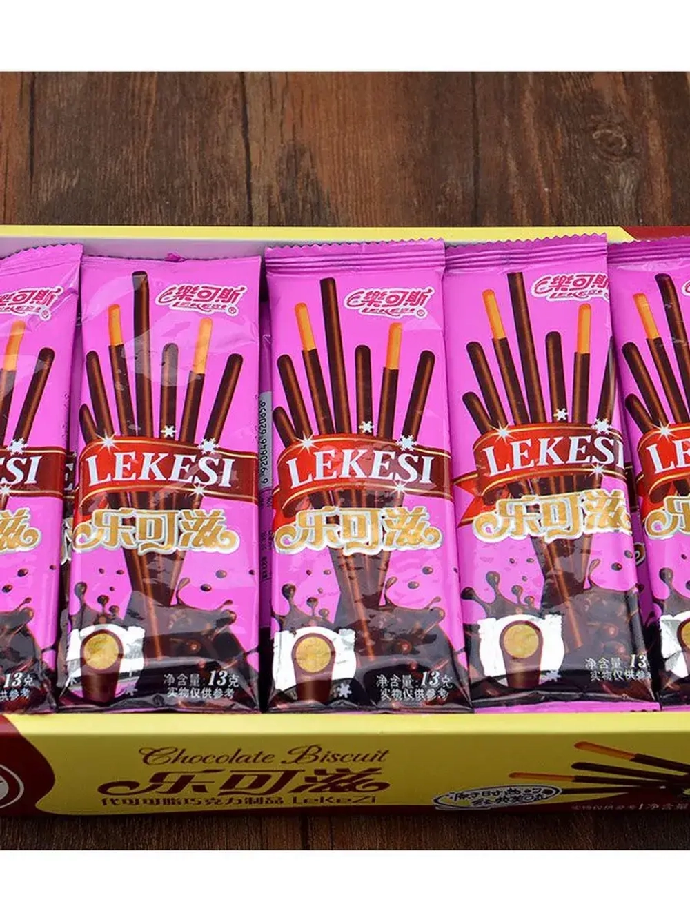 Печенье палочки в шоколадной глазури 13 г * 30 шт