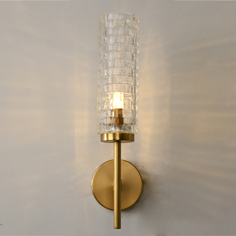 Настенный светильник BRWL7055 antique brass