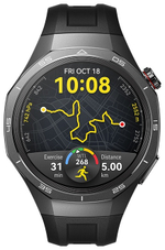СМАРТ ЧАСЫ HUAWEI GT 5 PRO (46MM) BLACK FLUOROELASTOMER STRAP VILI-B29F