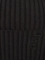 Шапка бини рваная осенняя и снуд