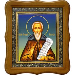 Аркадий Кипрский преподобный. Икона на холсте.