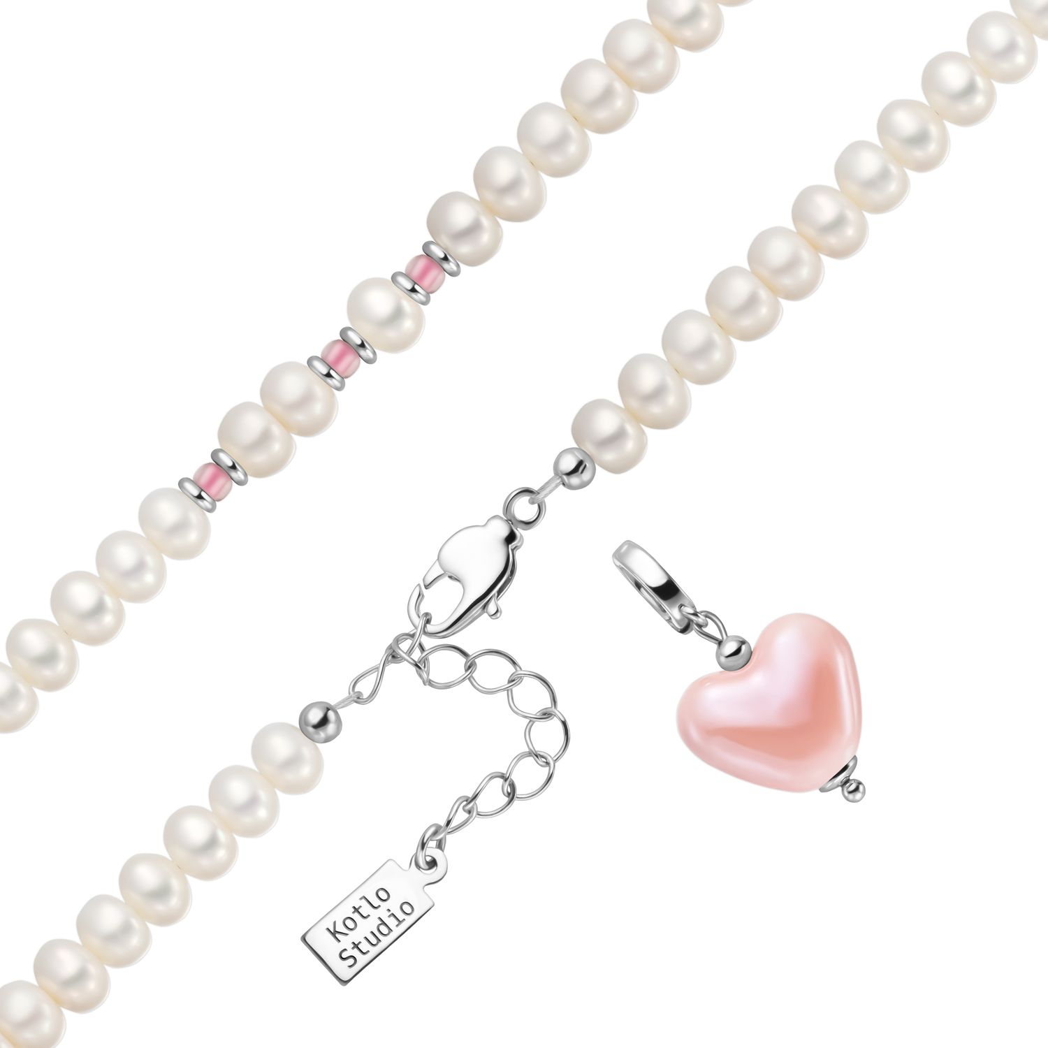 Чокер Little Heart Pink Choker