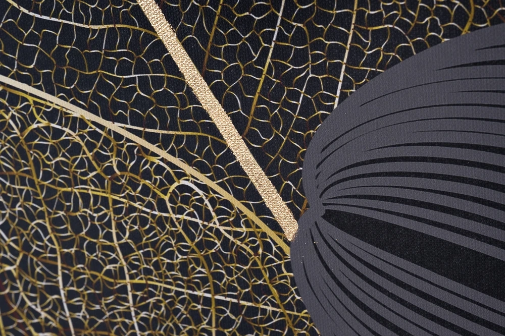 Картина Garda Decor 89VOR-GOLDEN LEAVES-3