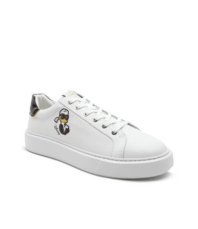 Кожаные кроссовки maxi cup x disney Karl Lagerfeld - белый(KL95223D)