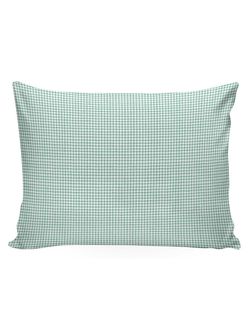 Постельное белье Сказка "Зеленая клеточка" евро Наволочка 50х70 см 2 шт Простынь 240х215 см Пододеяльник 200х215 см, перкаль