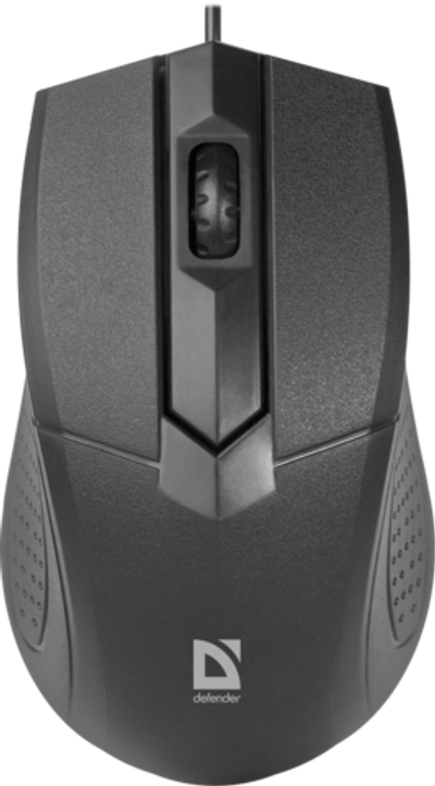 Мышь проводная Defender Classic MB-270 (Черный), USB 2кн, 1кл-кн, коробочка, НОВИНКА!