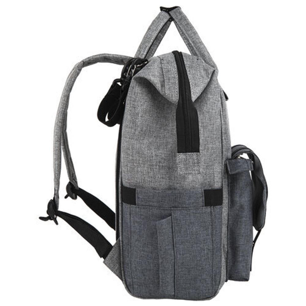Рюкзак для мамы BRAUBERG MOMMY, крепления для коляски, термокарманы, серый, 41x24x17 см, 270818