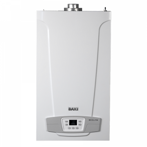 Котел газовый BAXI ECO Life 1.24F настен,24 кВт,одноконтурный, с закрыт. кам. сгор. (без дымохода)