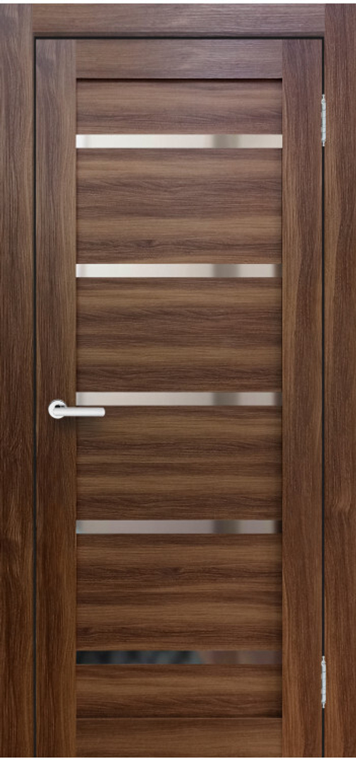 Межкомнатная дверь X-3 / Цвет Орех / Зеркало / Двери Верда