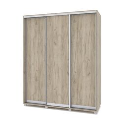 Шкаф-купе трехстворчатый "Роланд" Р671, ЛДСП, MODERN (Анкор светлый)