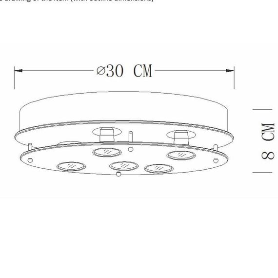 Потолочный светодиодный светильник Lucide Ready-Led 79170/15/11