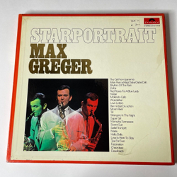 Винтажная виниловая пластинка LP Max Greger Макс Грегер Starportrait (Germany 1975)