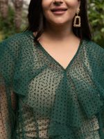 Блуза Диантус (зеленая) Б15548-39М LT Collection