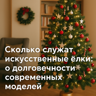 Сколько служат искусственные ёлоки: о долговечности современных моделей
