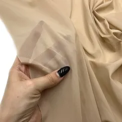 Сетка эластичная загар (цв. 030) Lauma, плотная