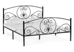 Двуспальная кровать Нерика 180х200 черная