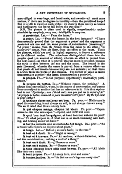 A new dictionary of quotations from the Greek, Latin, and modern languages | Сборник