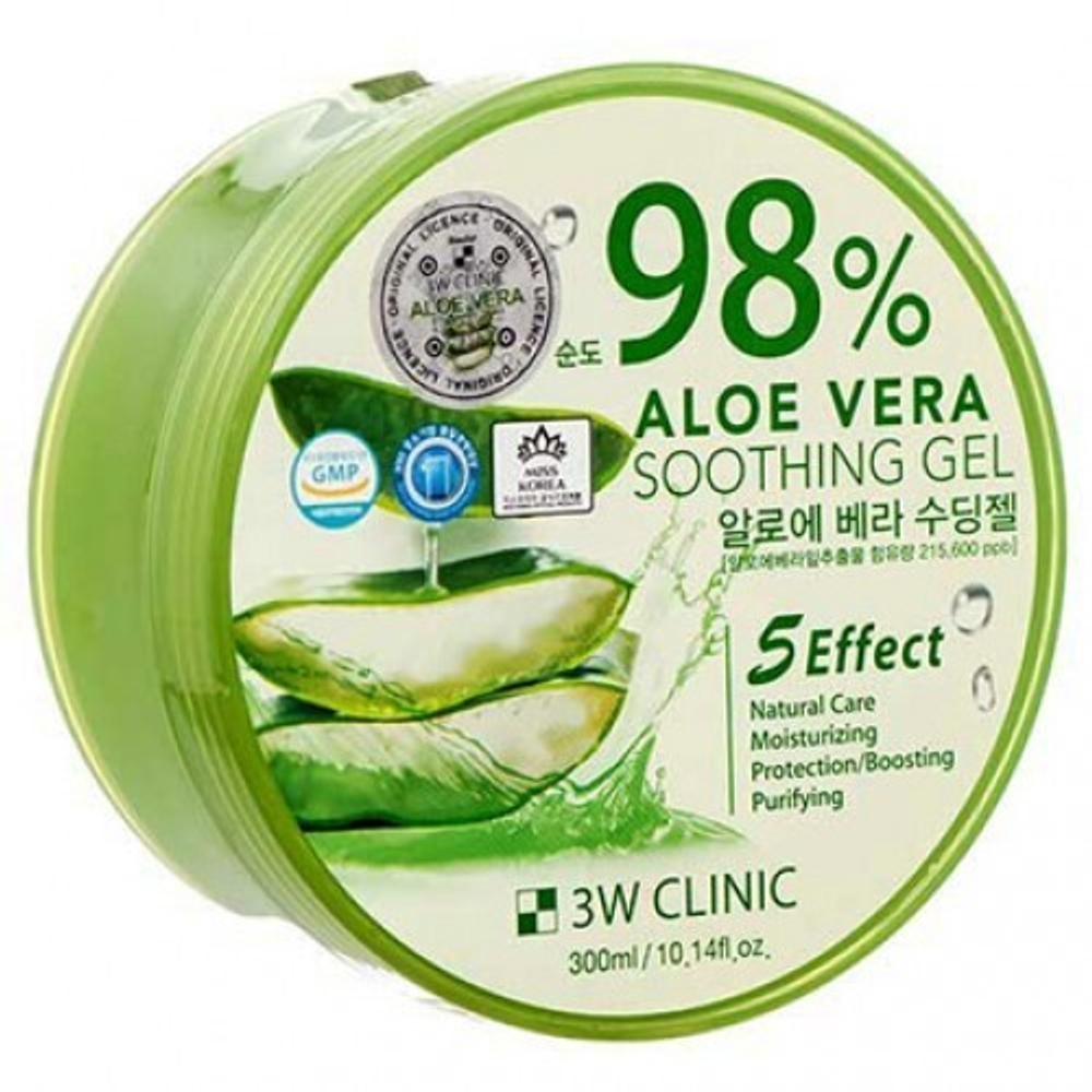 Гель универсальный АЛОЭ Aloe Vera Soothing Gel 98%, 300 мл.