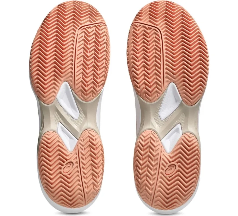 Женские Кроссовки теннисные Asics Game FF Clay/OC - soft oat/cantaloupe