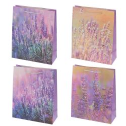 GAEM Пакет подарочный (бумага 210г/м2, блок 12шт), L26 W10 H32 см, 4в.