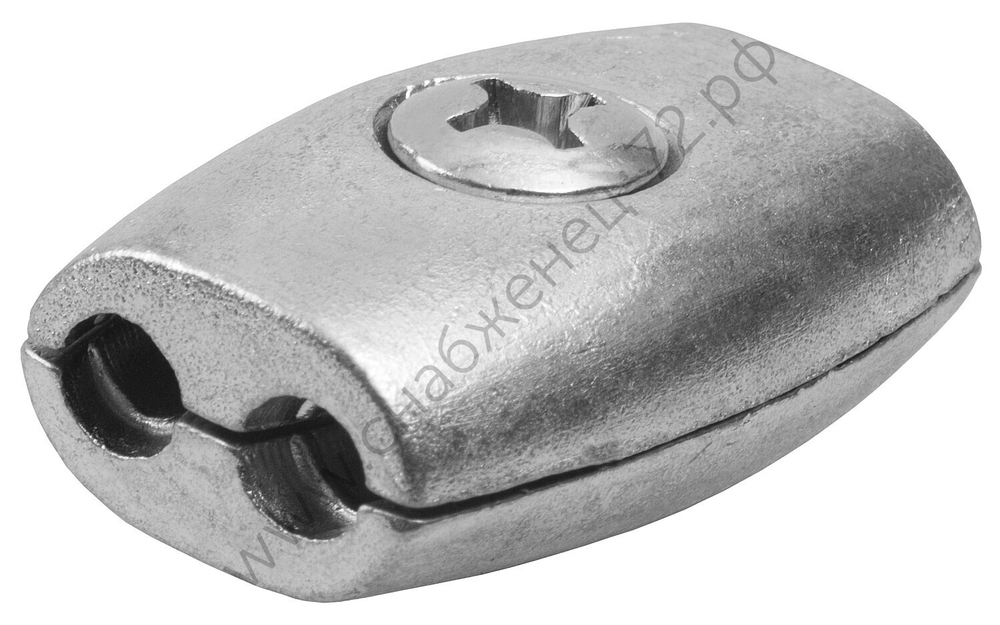 ЗУБР Бочонок 5 мм, зажим троса, 2 шт (304456-05)