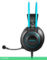 Наушники A4Tech Fstyler FH200U серый/голубой