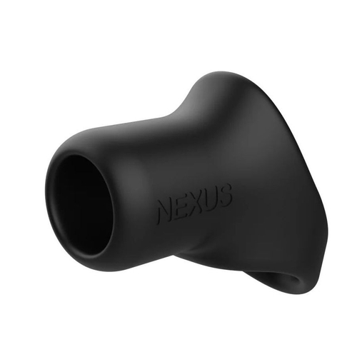 Эрекционное кольцо-слинг Nexus Rise – жидкий силикон, черное