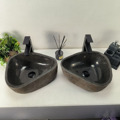 Раковина из речного камня ПАРА! RS-64968 40*35*16 0865