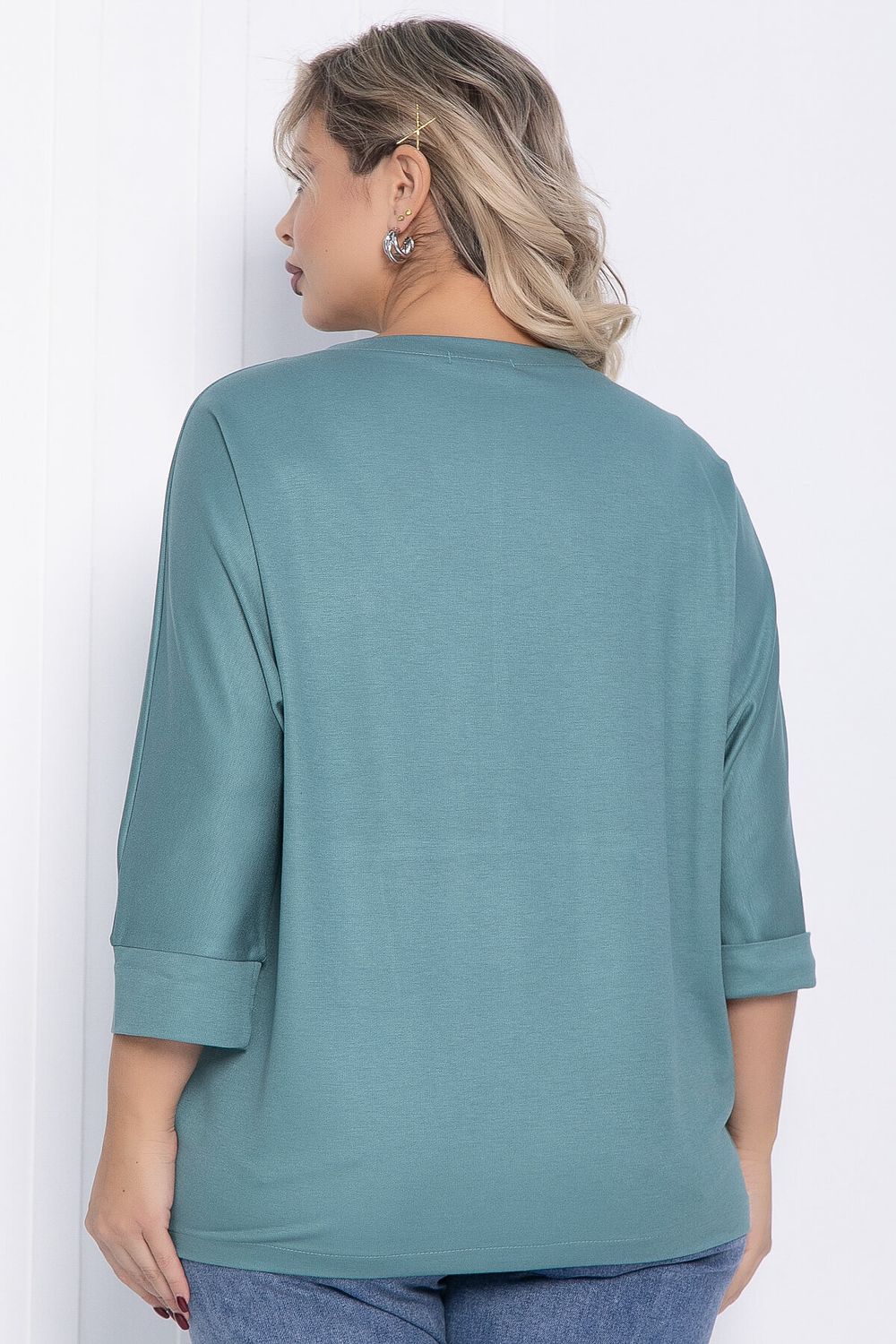 Блуза Мэрил (светло-зеленая) Б12360-18 LT Collection